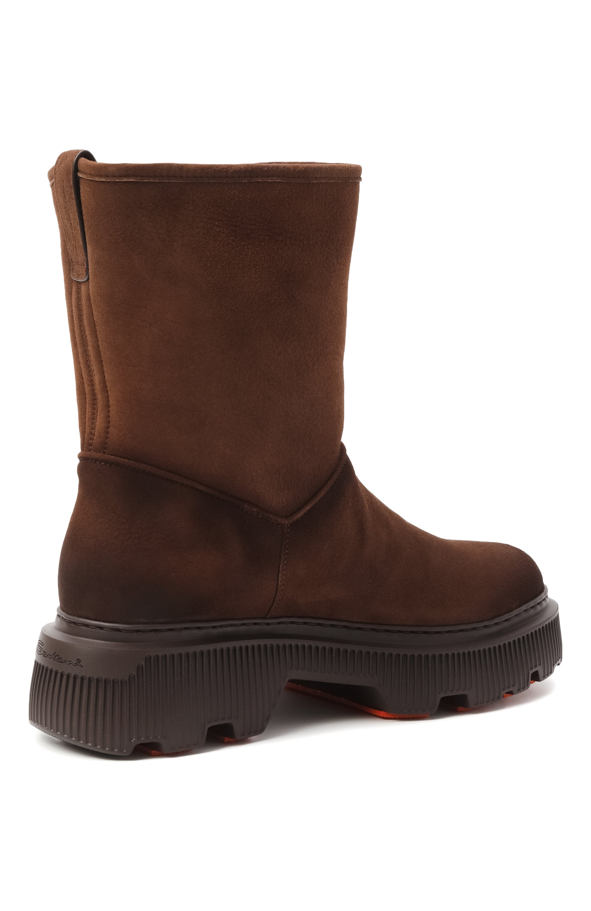 Замшевые полусапоги SANTONI, арт. WTCG71965GA2ARYH, фото 5