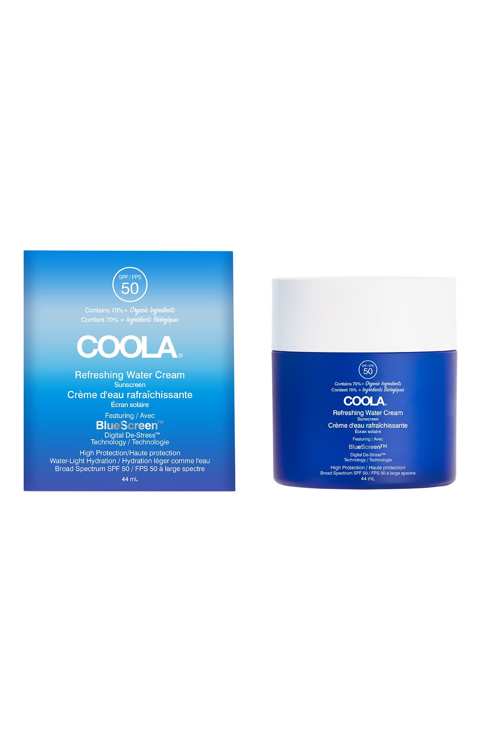 Освежающий увлажняющий крем для лица spf50 44 мл COOLA бесцветного цвета по цене 8250 руб., арт. CL10506, фото 1 Освежающий увлажняющий крем для лица spf50 44 мл COOLA, арт. CL10506, фото 1