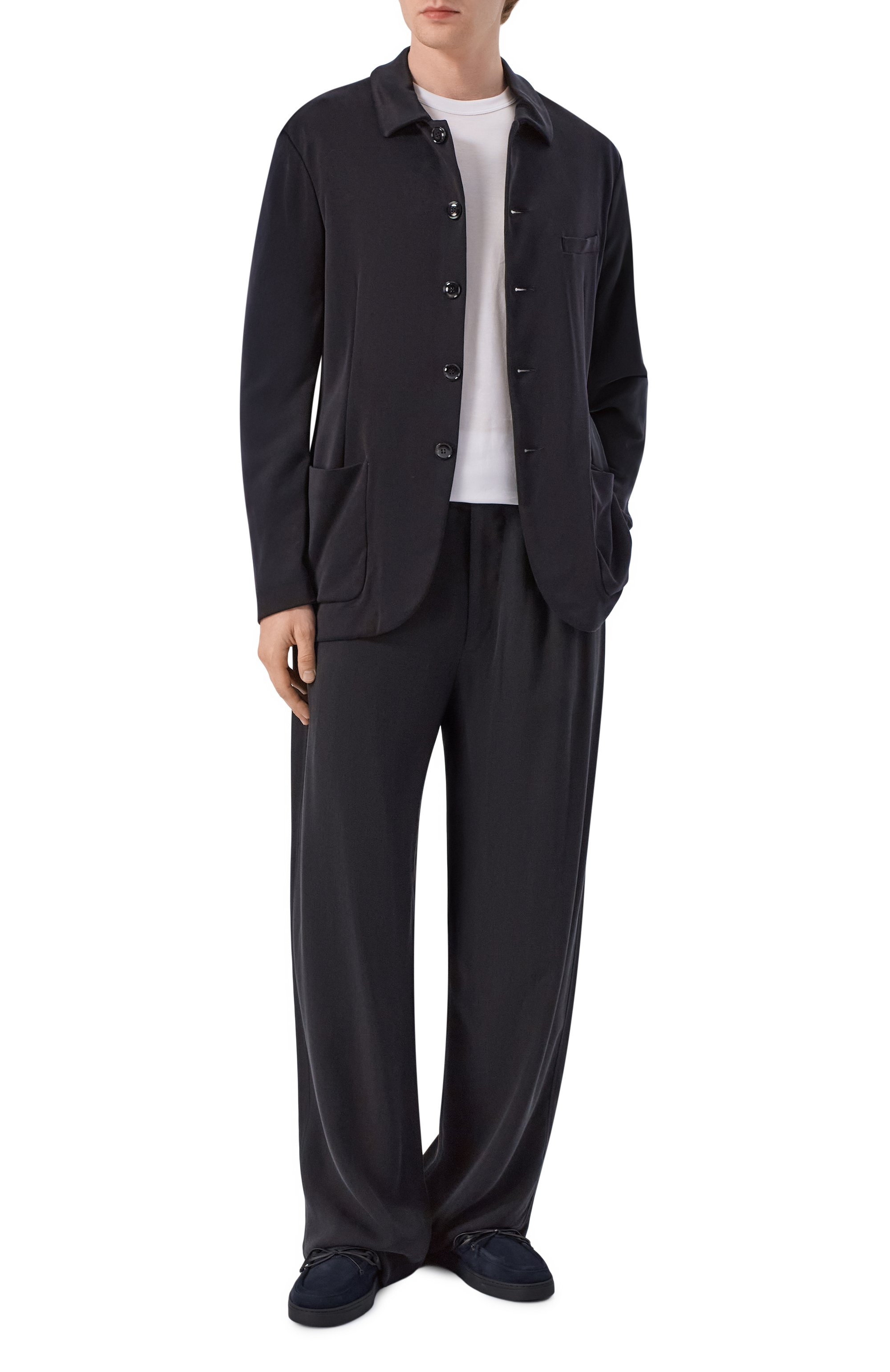 Замшевые лоферы GIORGIO ARMANI, арт. GM004384/AF29869, фото 2