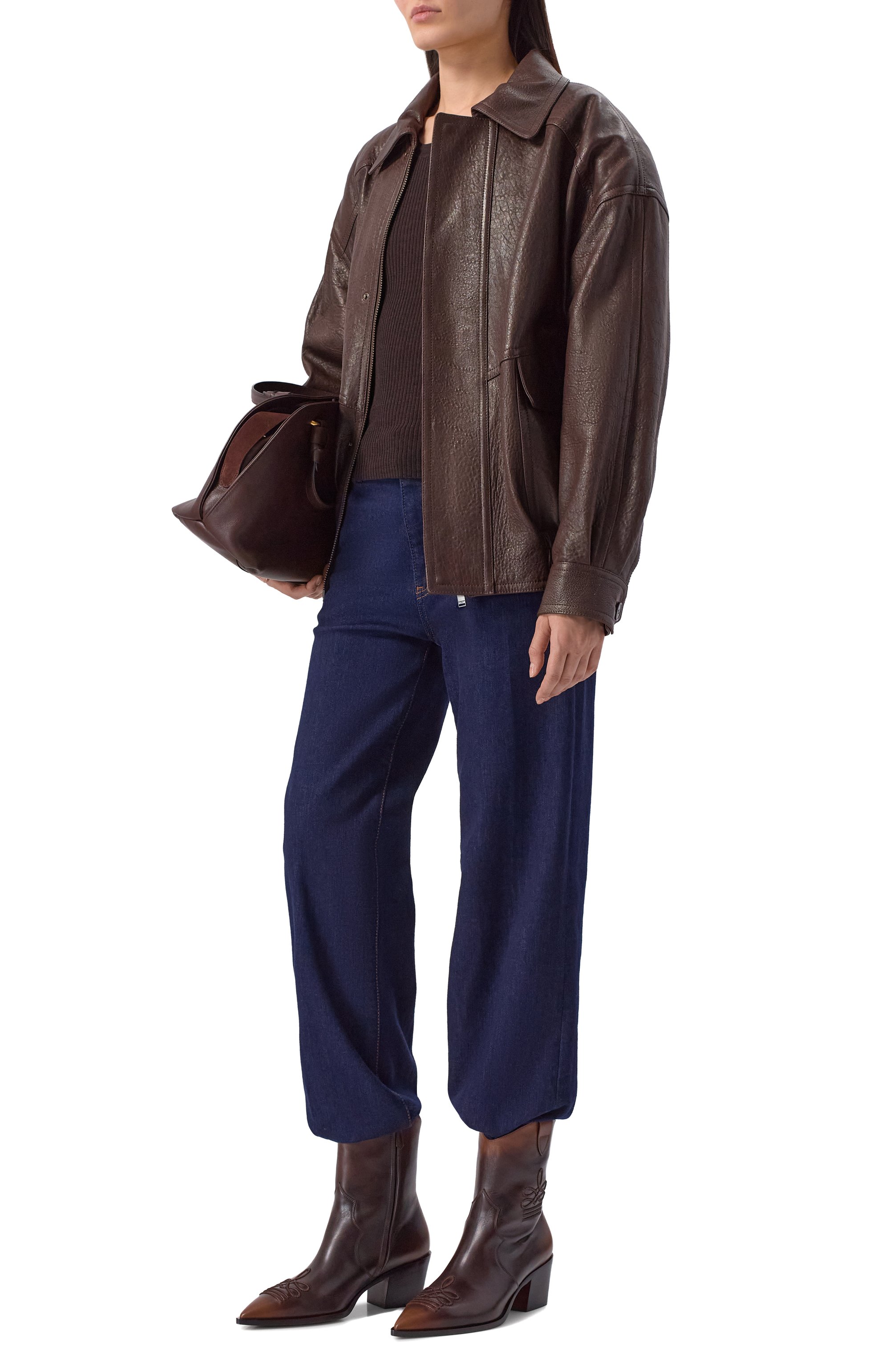 Кожаные ботильоны SANTONI, арт. WT0G71985BJ2S0WF, фот о 3