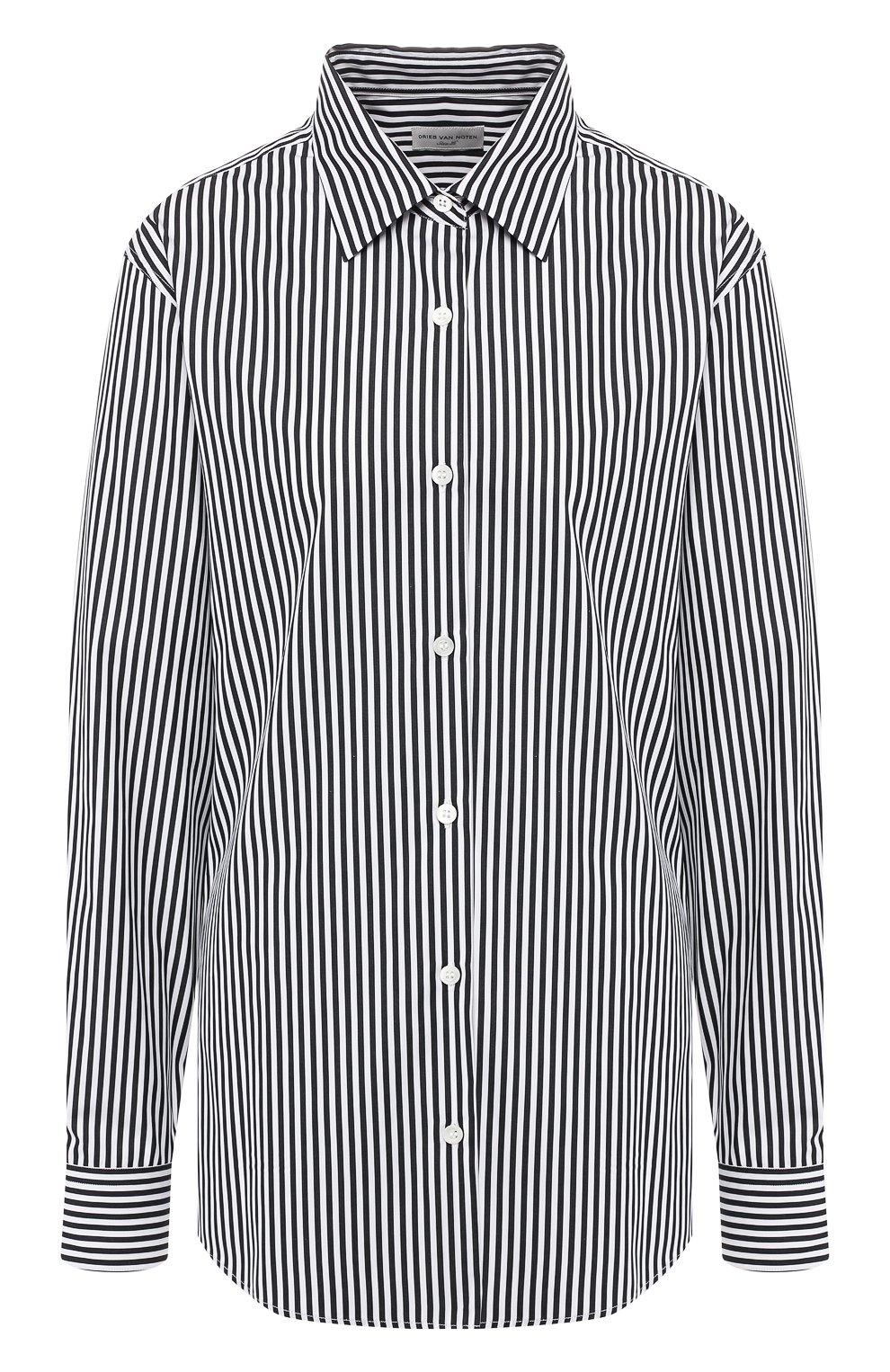 Хлопковая рубашка DRIES VAN NOTEN, арт. 191-10752-7215, фото 1