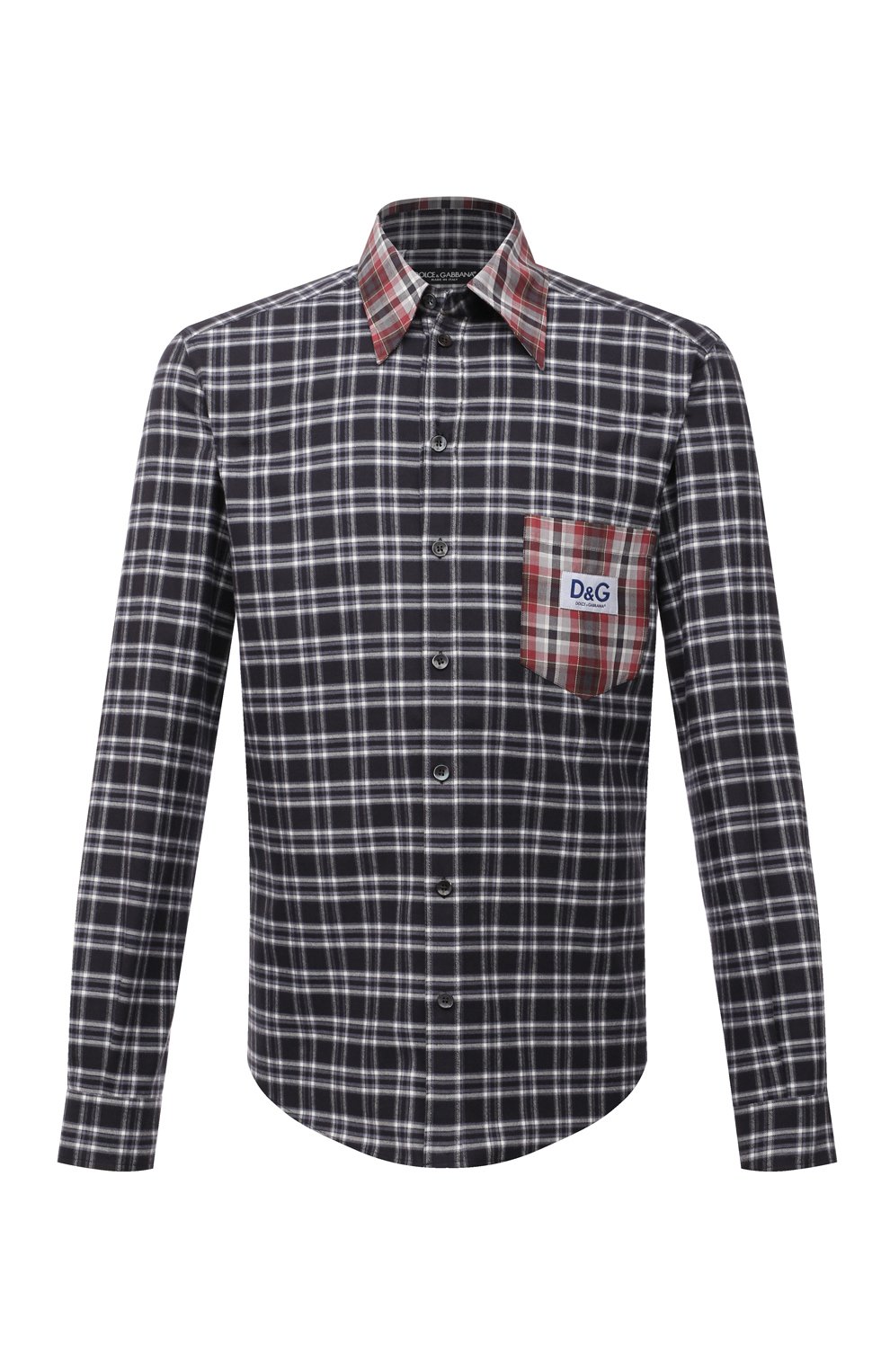 Хлопковая рубашка DOLCE & GABBANA, арт. G5IY3Z/FQ5FG, фото 1