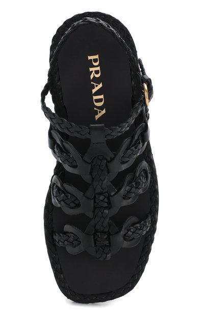 Кожаные сандалии PRADA, арт. 1X186M-27-F0002-A015, фото 5