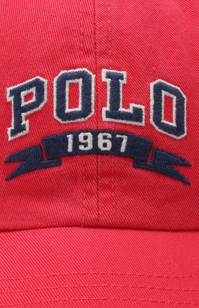 Хлопковая бейсболка POLO RALPH LAUREN, арт. 322737580, фото 3