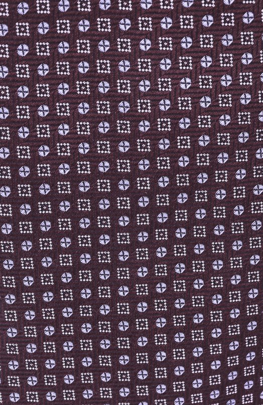 Шелковый галстук Canali 18/HJ04562 Бордовый  18/HJ04562 Фото 4