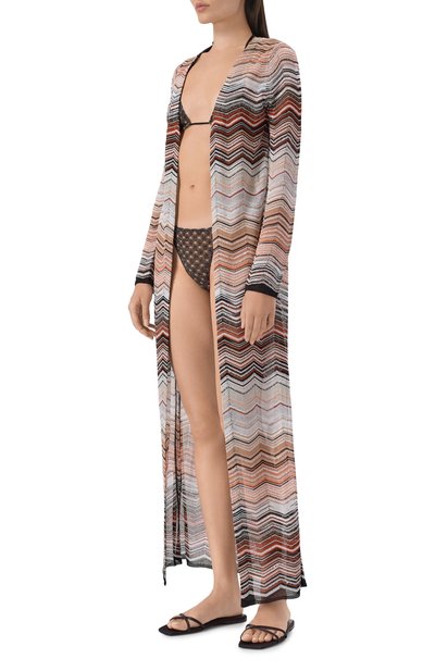 Кардиган из вискозы MISSONI разноцветного цвета по цене 241500 руб., арт. DS26SM0H/BK01H9, фото 3 Кардиган из вискозы MISSONI, арт. DS26SM0H/BK01H9, фото 3