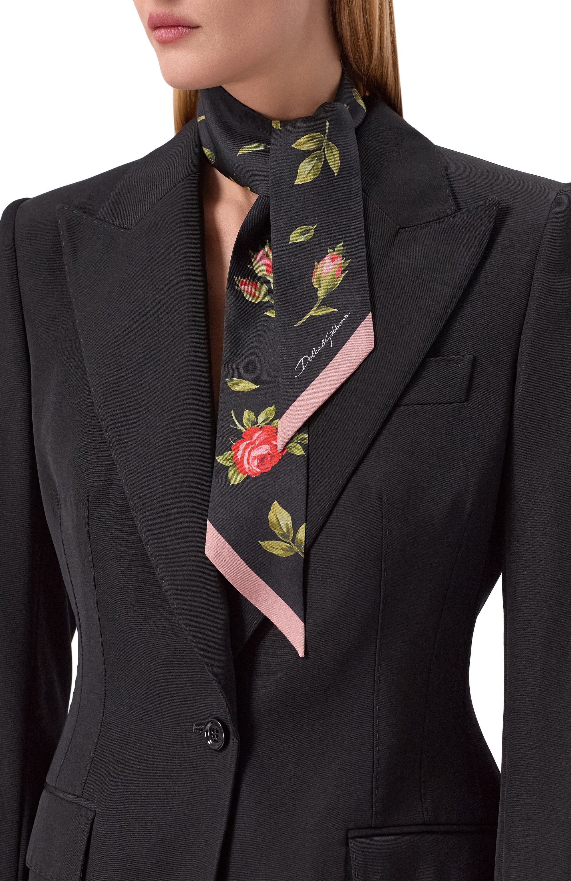 Шелковый шарф-твилли DOLCE & GABBANA, арт. FS215A/GDDPM, фото 2