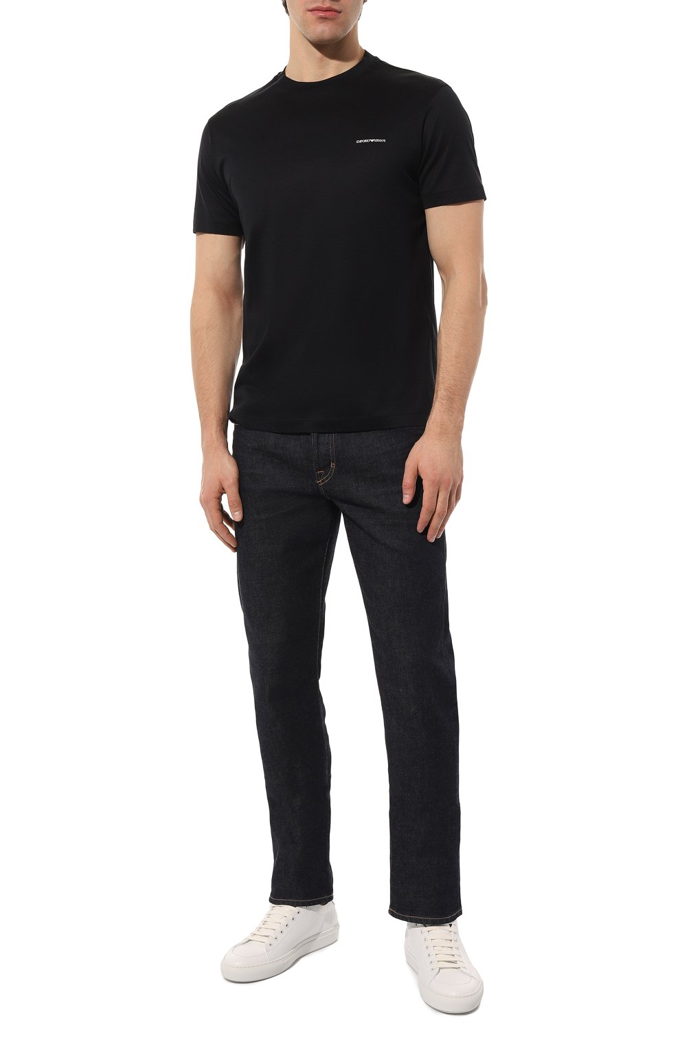 Футболка из лиоцелла и хлопка EMPORIO ARMANI, арт. 8N1TD8/1JUVZ, фото 2