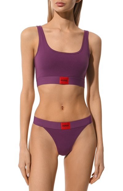 Хлопковый бра-топ HUGO, арт. 50503099, фото 2