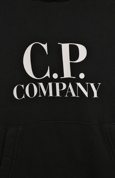 Хлопковое худи C.P. COMPANY, арт. CUF00K/LCA76/10-14, фото 3