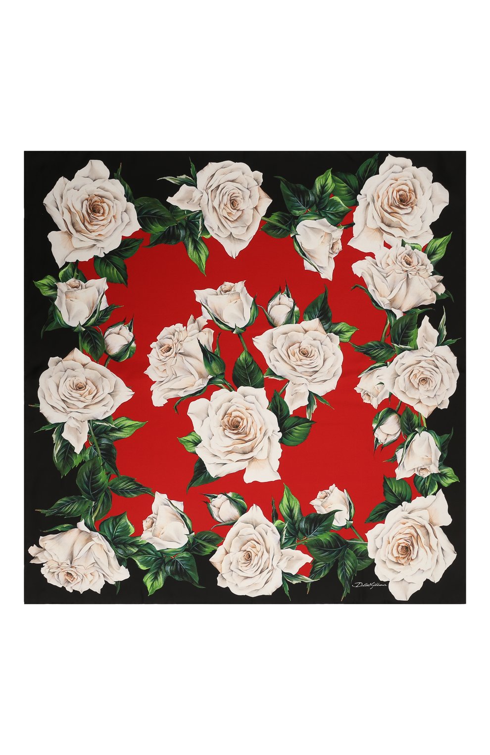 Шелковый платок DOLCE & GABBANA, арт. FN090R/GDAQ1, фото 5