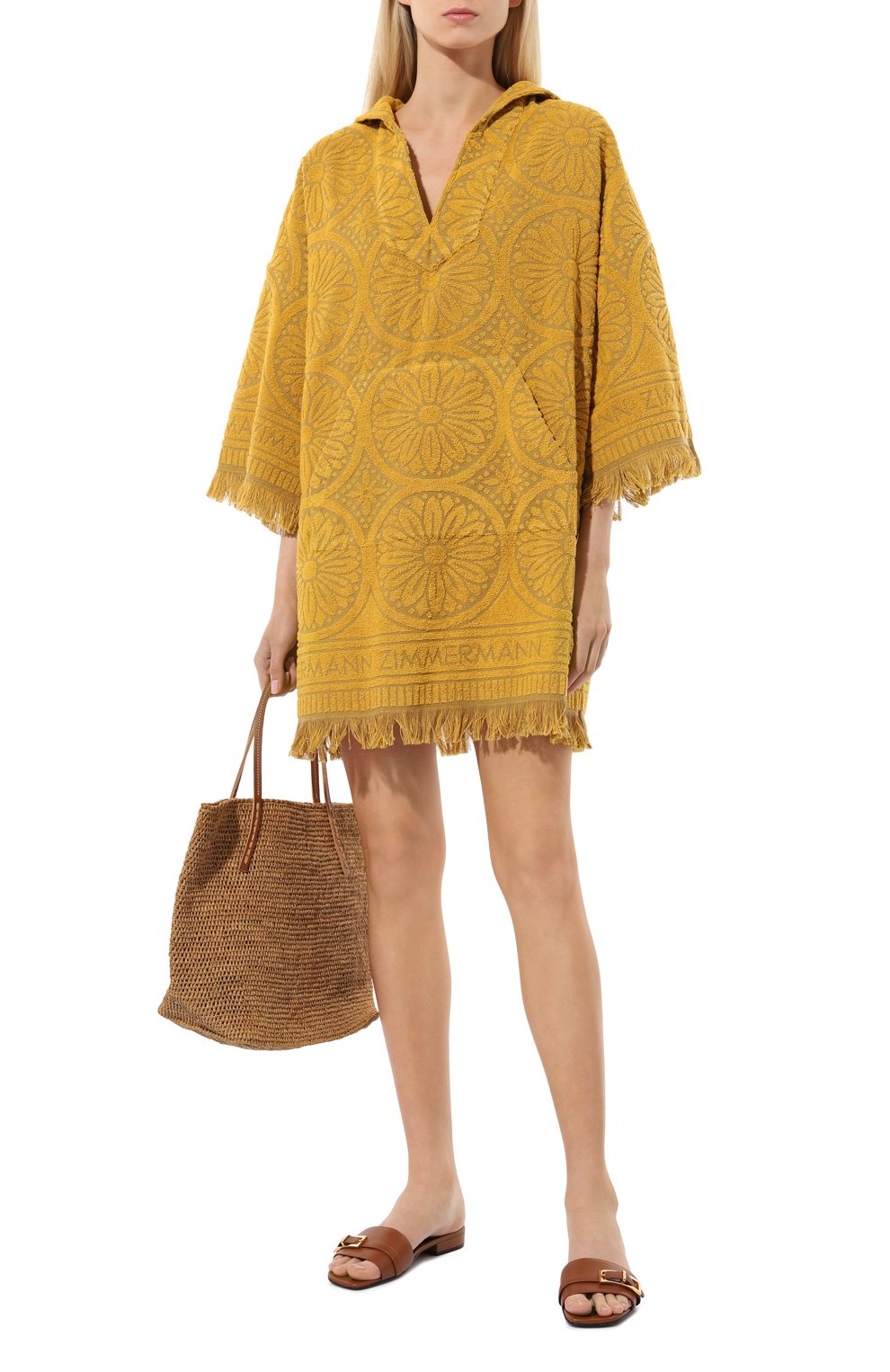 Хлопковая туника ZIMMERMANN, арт. 9386DRS243, фото 2