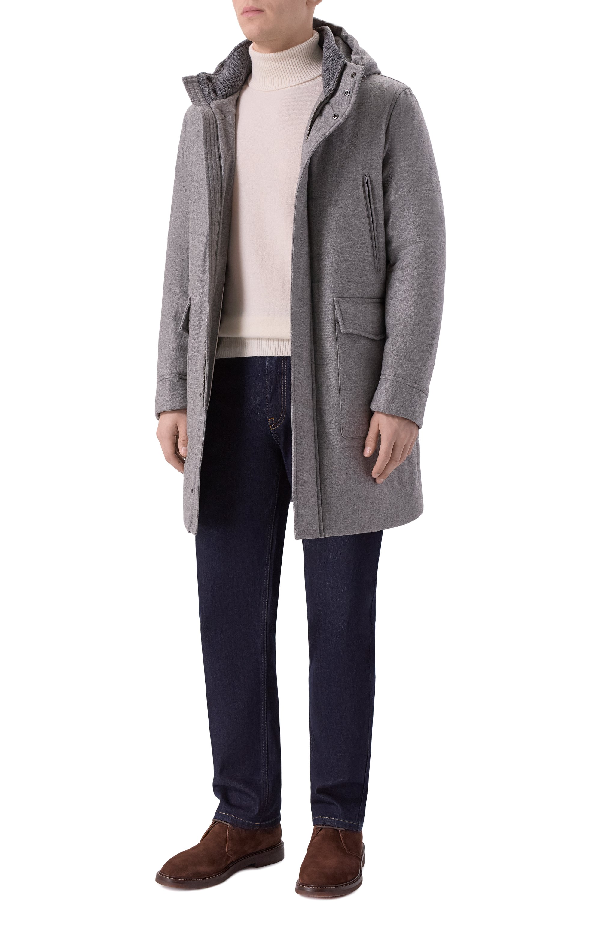 Парка из шерсти и кашемира ANDREA CAMPAGNA, арт. M0D.IMPERAT0/321014GQ, фото 2