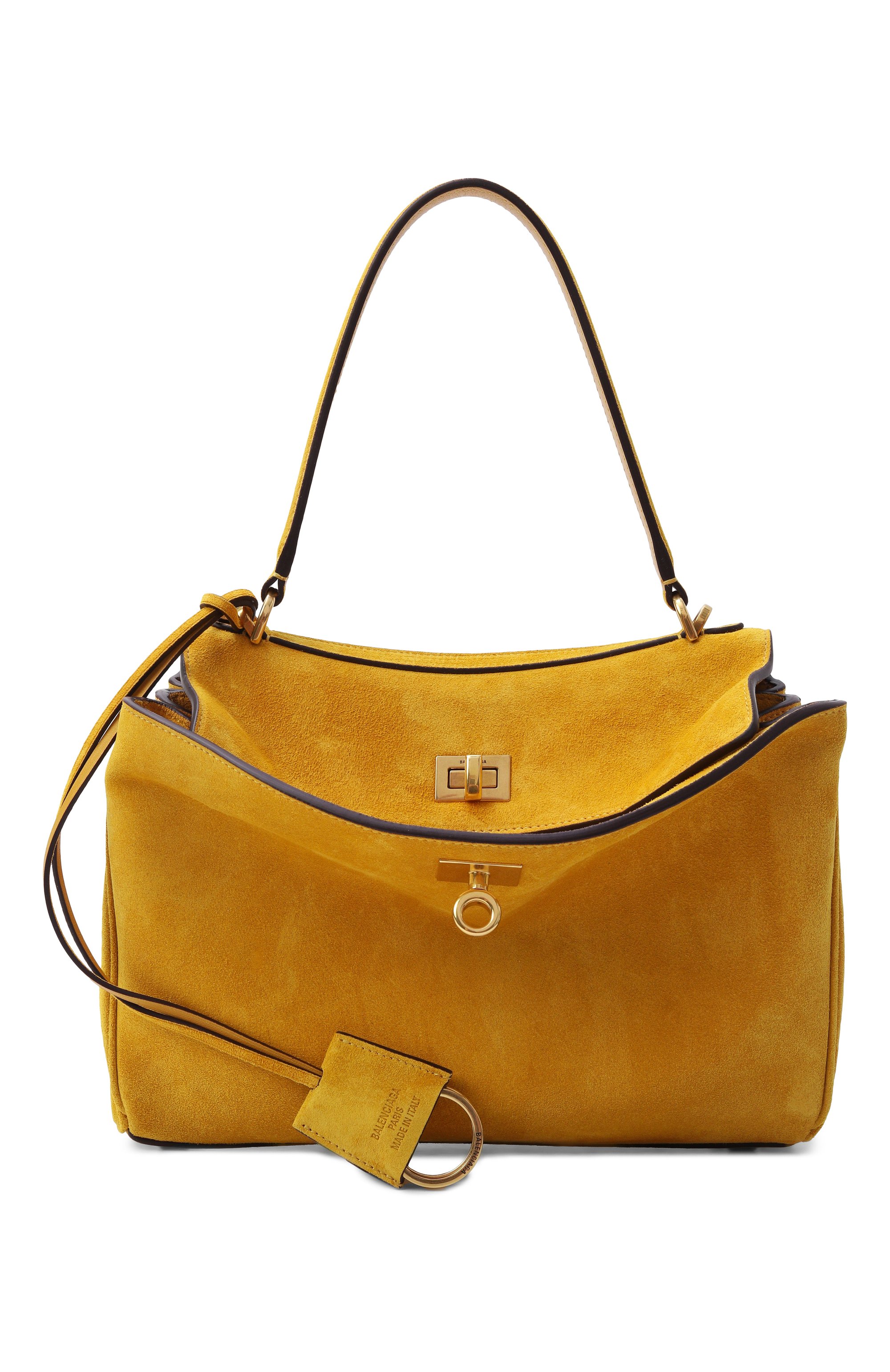 Сумка rodeo small BALENCIAGA желтого цвета по цене 481000 руб., арт. 789779/2ACK0, фото 1 Сумка rodeo small BALENCIAGA, арт. 789779/2ACK0, фото 1