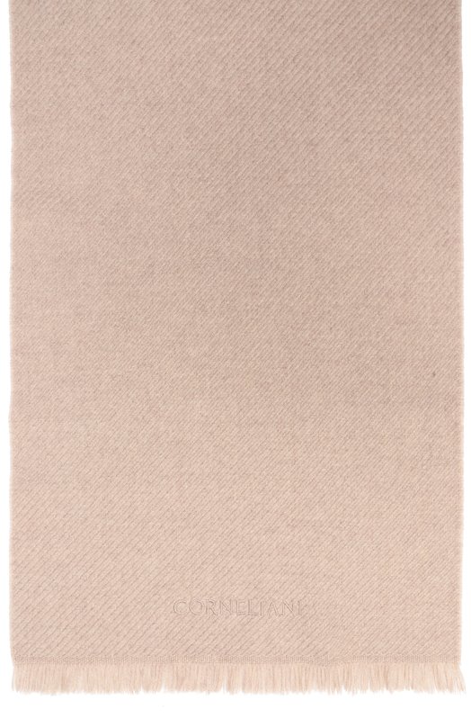 Шерстяной шарф Corneliani 26B354-2629016 Бежевый  26B354-2629016 Фото 3