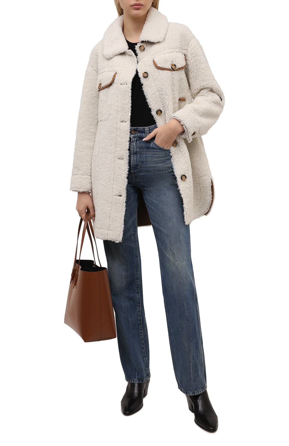 Двусторонняя шуба из экомеха URBANCODE STUDIO, арт. BJ18065, фото 2