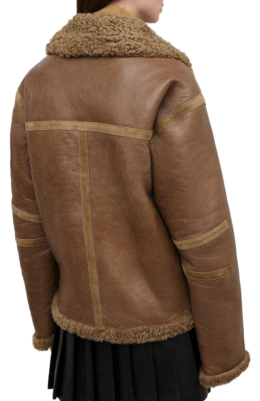 Дубленка PETAR PETROV коричневого цвета по цене 384500 руб., арт. MADIS0N F21JL4, фото 4 Дубленка PETAR PETROV, арт. MADIS0N F21JL4, фото 4