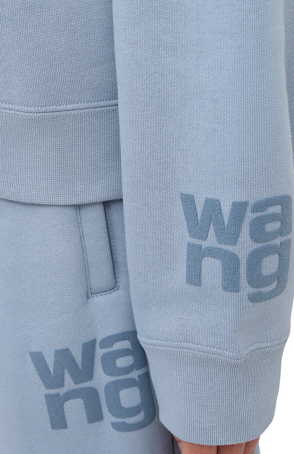 Хлопковое худи ALEXANDERWANG.T, арт. 4CC1202025, фото 6