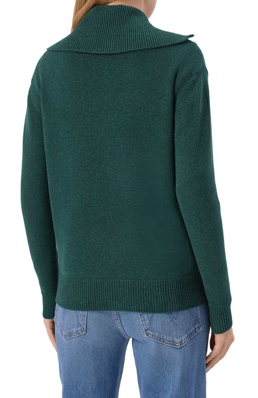 Кардиган из шерсти и кашемира Lorena Antoniazzi FM01A/2472 Зелёный  FM01A/2472 Фото 4