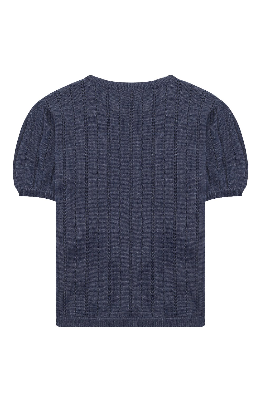 Кашемировый пуловер OSCAR ET VALENTINE голубого цвета по цене 27750 руб., арт. TOP15, фото 2 Кашемировый пуловер OSCAR ET VALENTINE, арт. TOP15, фото 2