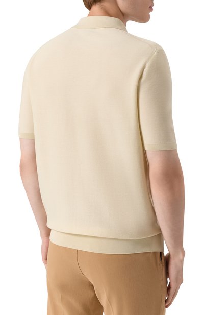 Хлопковое поло BOSS, арт. 50543149, фото 4