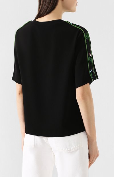 Футболка KENZO черного цвета по цене 32500 руб., арт. FA52T01765AC, фото 4 Футболка KENZO, арт. FA52T01765AC, фото 4