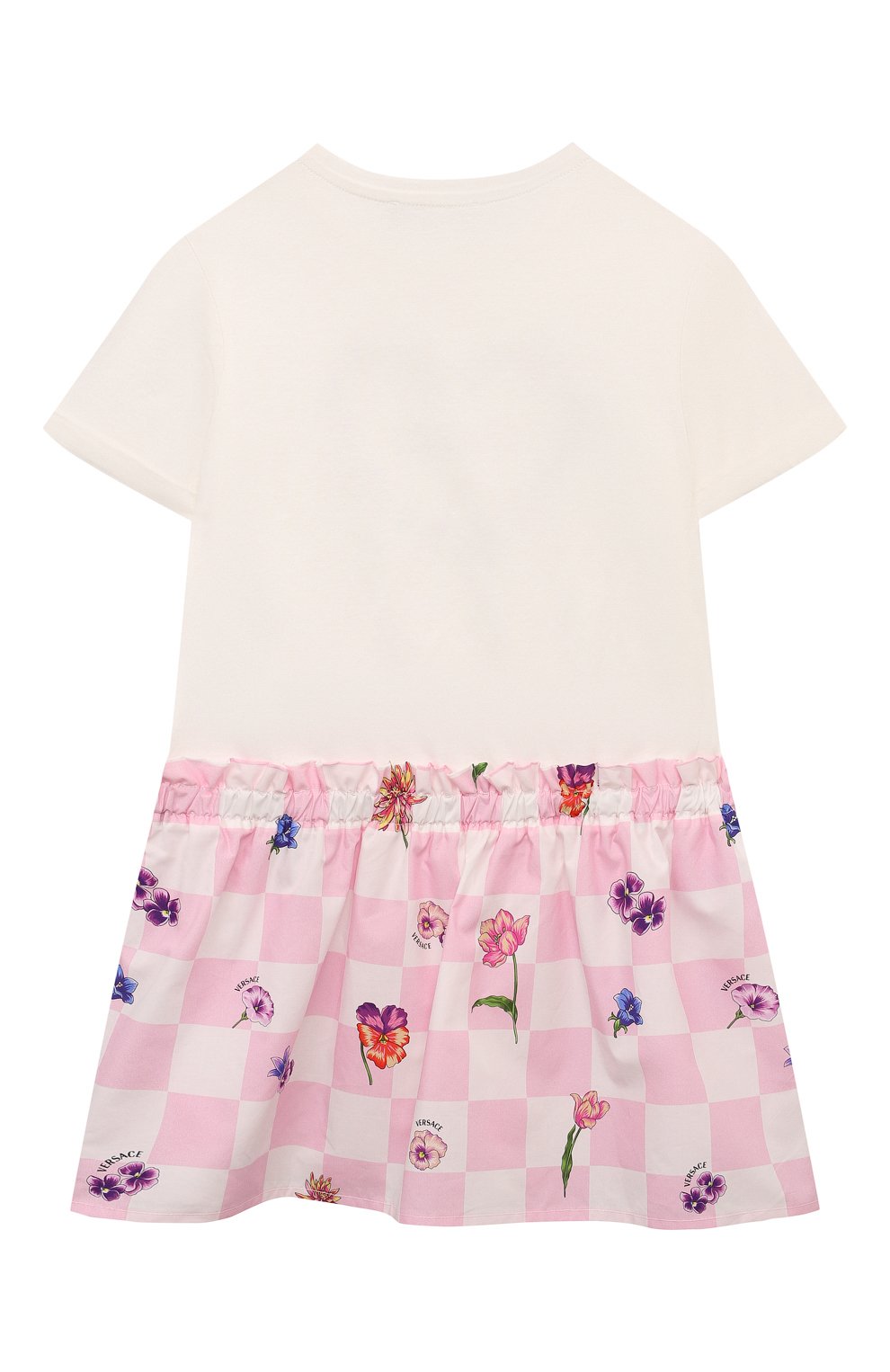 Хлопковое платье VERSACE, арт. 1011337/1A09683/8A-14A, фото 2