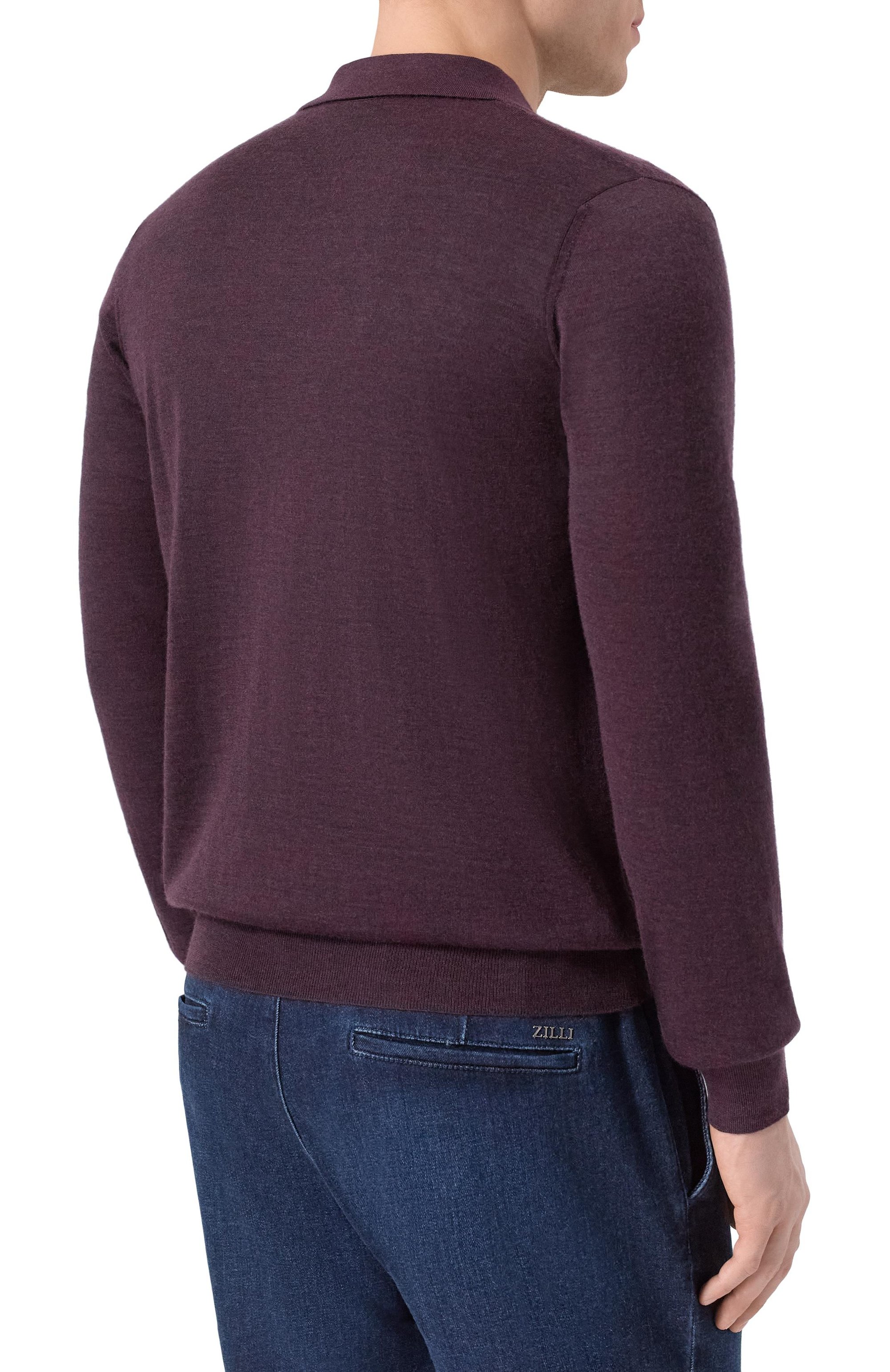 Поло из кашемира и шелка ZILLI, арт. KZP001M0330VMSH00_002, фото 4