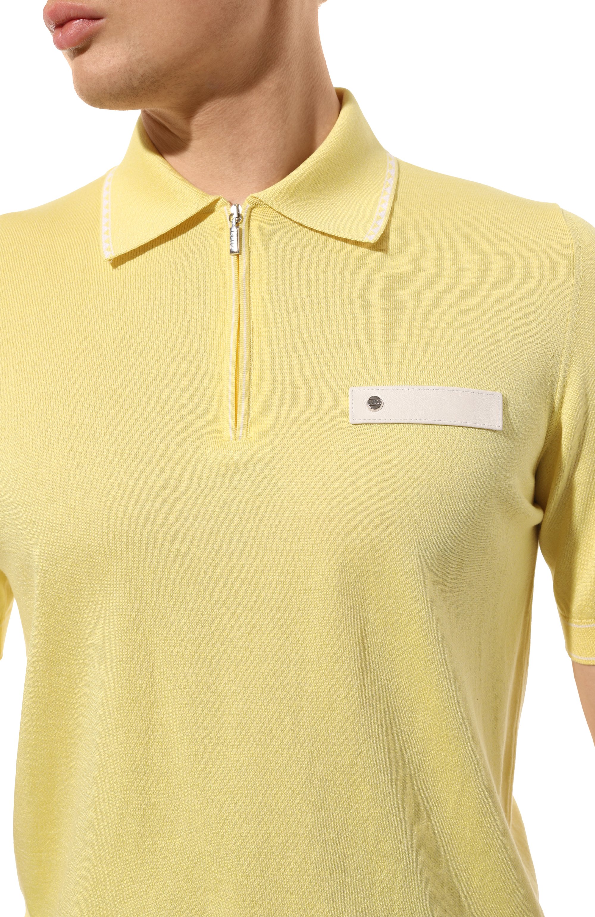 Поло из шелка и хлопка ZILLI, арт. KZP002M0144VMB000, фото 5