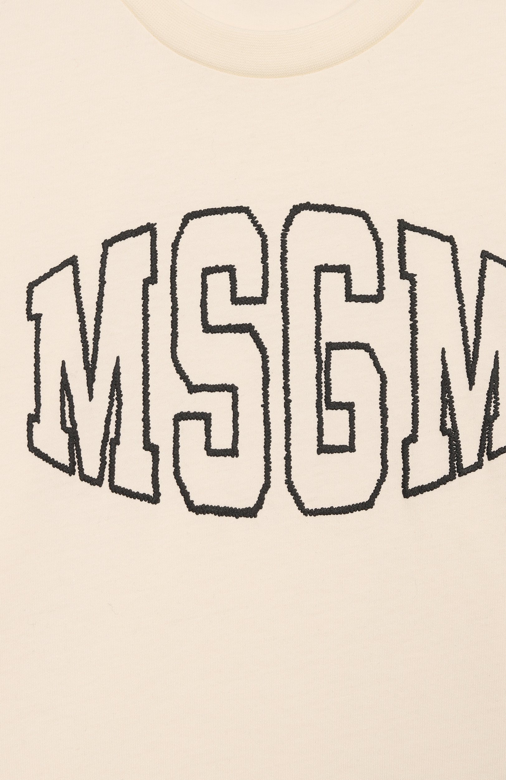 Хлопковая футболка MSGM KIDS, арт. F6MSJUTH038, фото 3