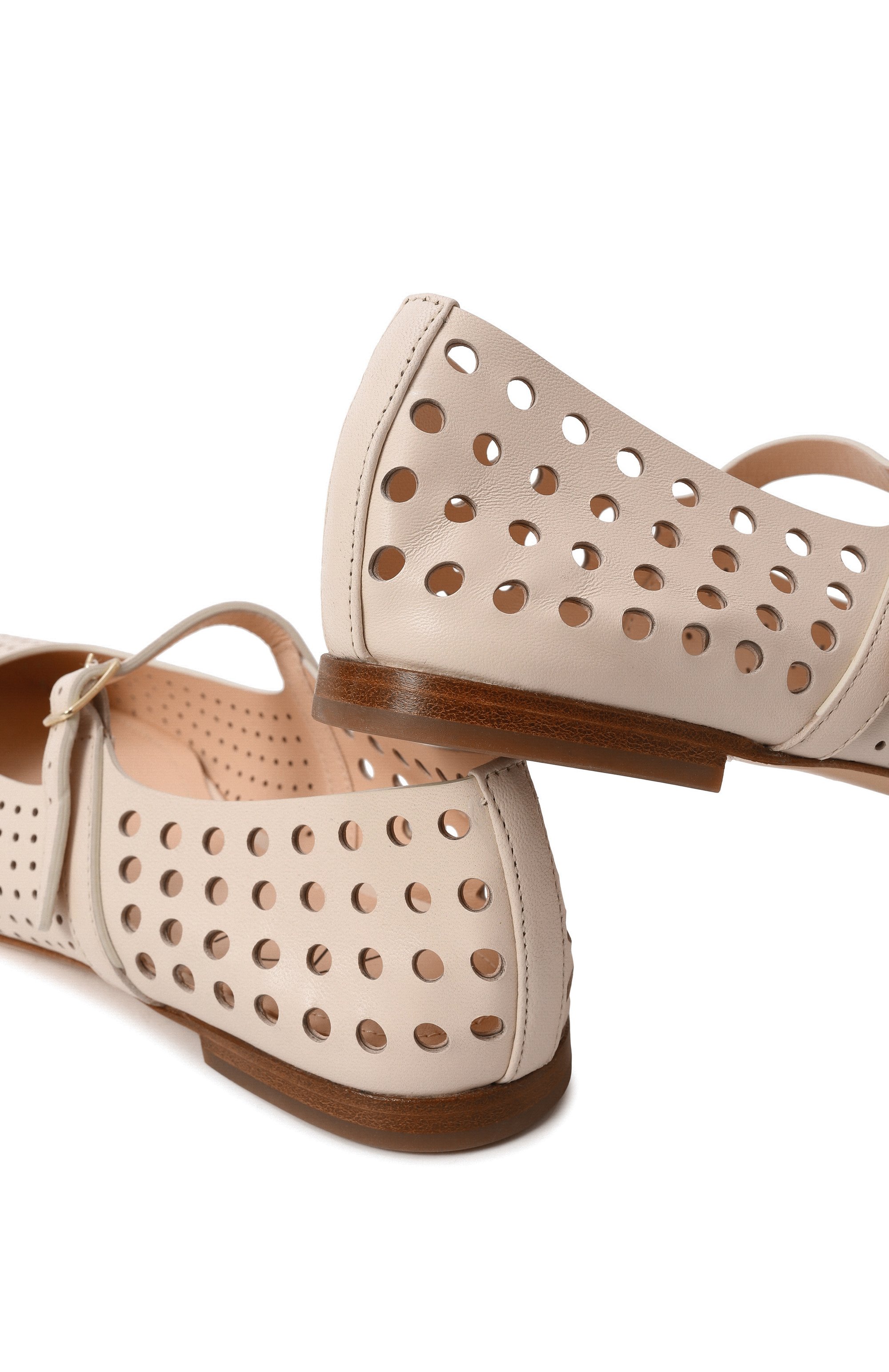 Кожаные балетки milly pierced AGL, арт. D544039PC/S0FTY, фото 7