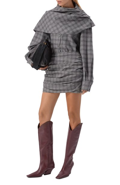 Кожаные казаки MUGLER, арт. MUWFW26FS225_TL074, фото 3