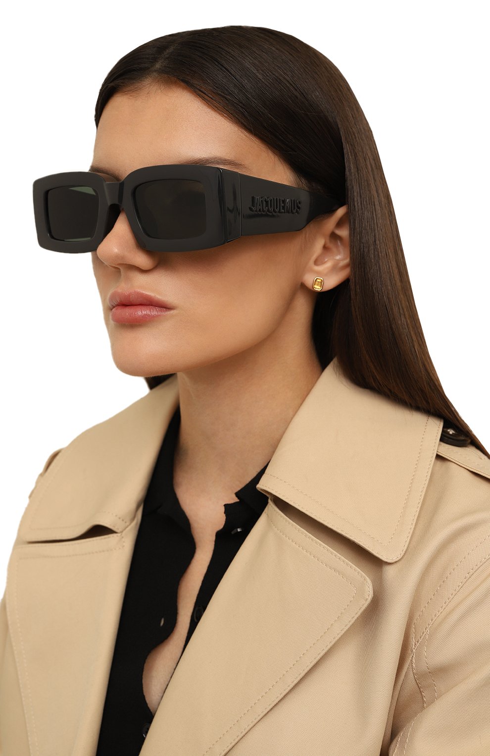 Солнцезащитные очки JACQUEMUS, арт. LES LUNETTES TUPI MILTI BLACK, фото 2
