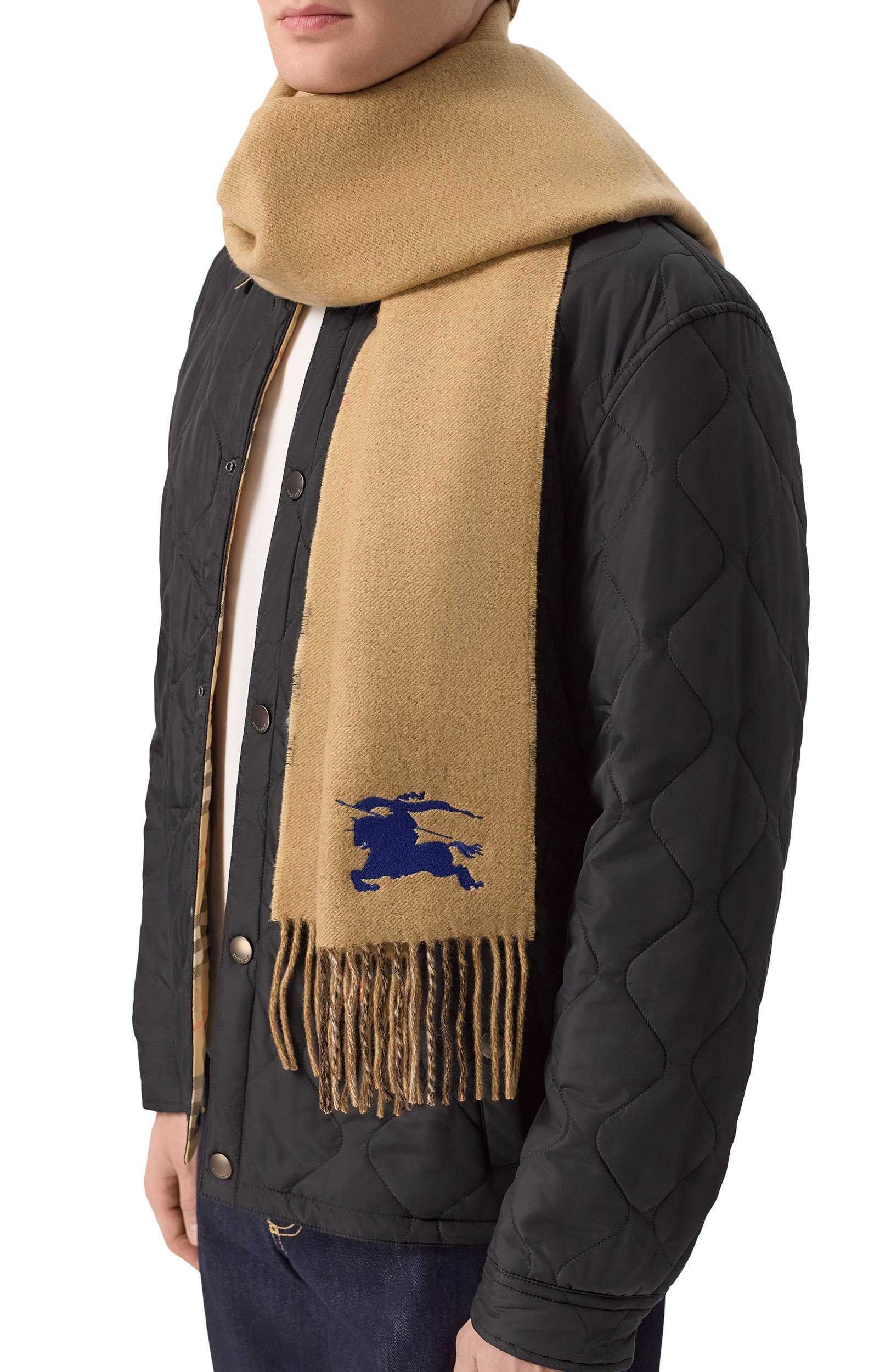 Двусторонний шарф BURBERRY, арт. 8116309, фото 4