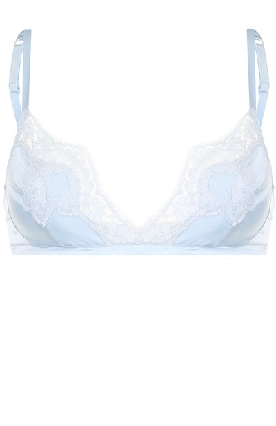 Шелковый бюстгальтер с кружевной отделкой DOLCE & GABBANA, арт. 0122/01A01T/FUADG, фото 1