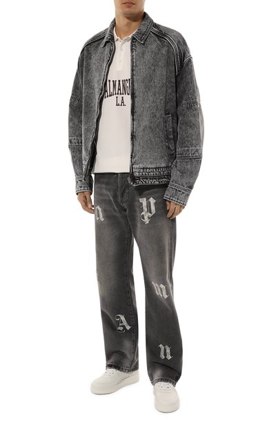 Хлопковое поло PALM ANGELS, арт. PMGB012F24FAB001, фото 2