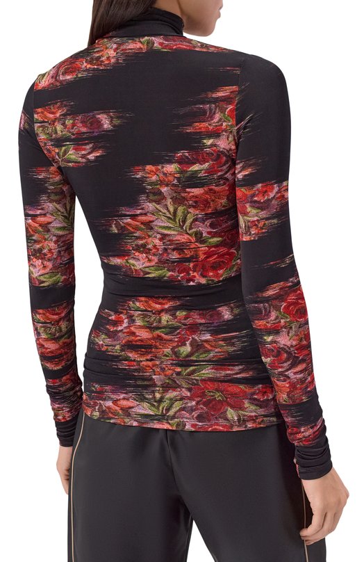 Водолазка из вискозы Ganni T4355 Чёрный  T4355 Фото 4