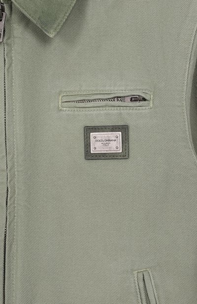 Хлопковая куртка DOLCE & GABBANA, арт. L42B95/LY104, фото 3