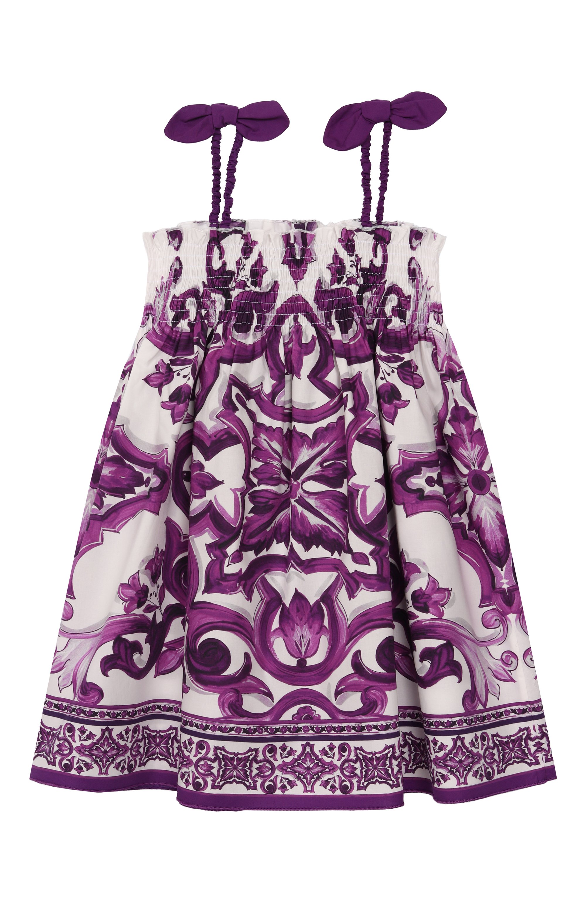 Хлопковый сарафан DOLCE & GABBANA, арт. L54DE0/HH5EN/2-6, фото 2