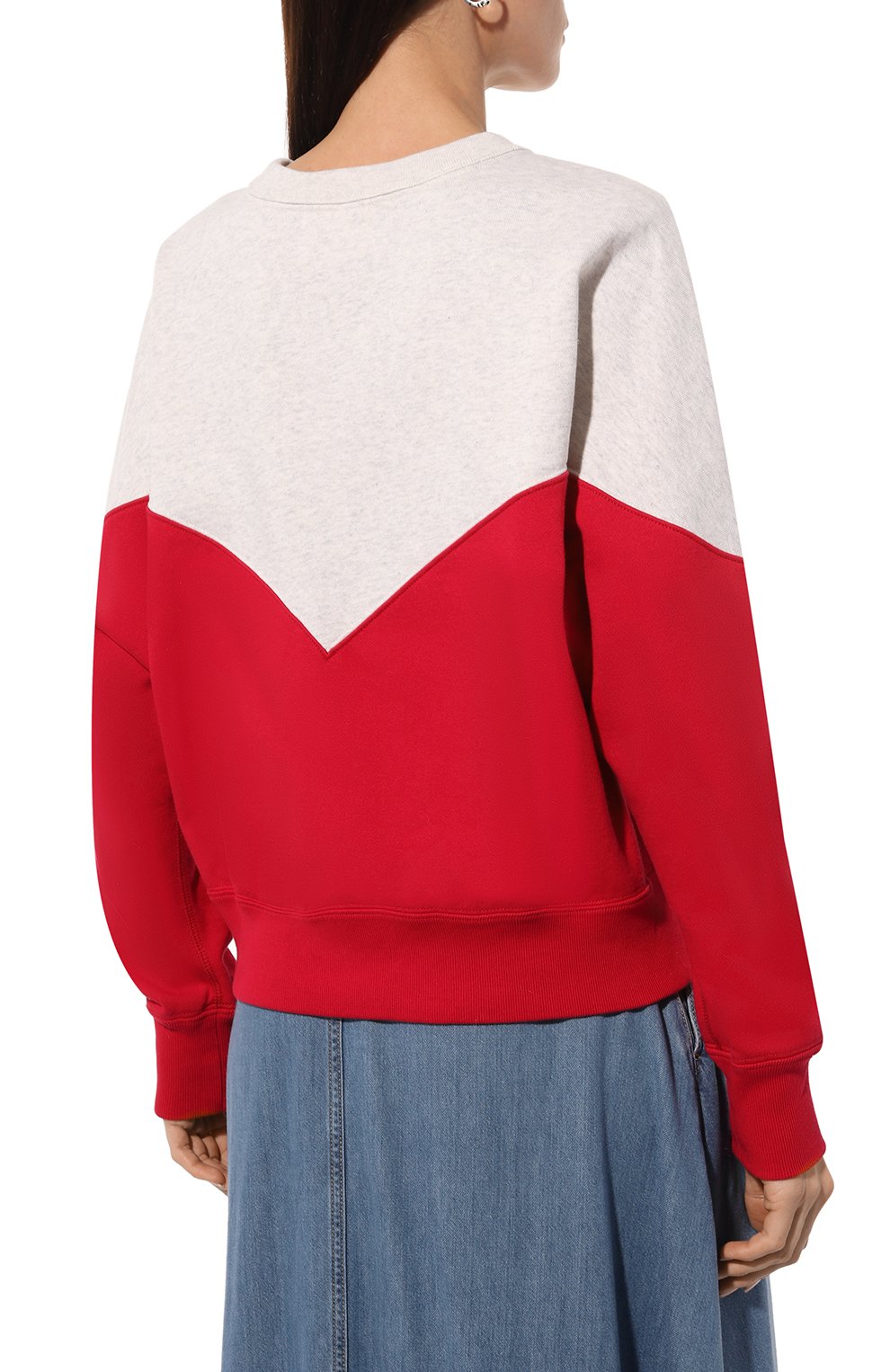 Хлопковый свитшот ISABEL MARANT ETOILE, арт. SW0006FA, фото 4