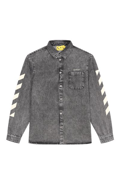 Джинсовая рубашка OFF-WHITE, арт. 0BYD001S26DEN001_001