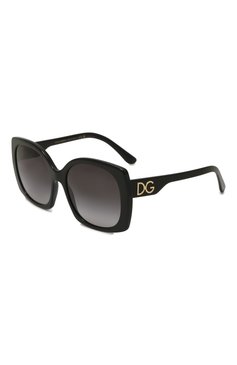 Женские солнцезащитные очки DOLCE & GABBANA черного цвета, арт. 4385-501/8G | Фото 1 (Региональные ограничения белый список (Axapta Mercury): Не проставлено; Нос: Не проставлено; Материал: Пластик; Тип очков: С/з; Очки форма: Квадратные; Оптика Гендер: оптика-женское)