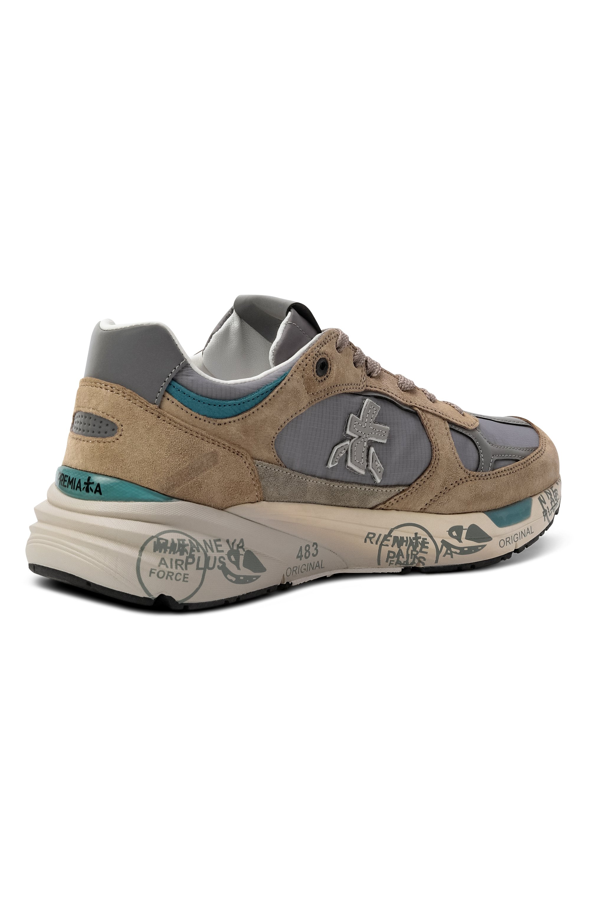 Комбинированные кроссовки mase PREMIATA бежевого цвета по цене 32600 руб., арт. MASE25/VAR 8023, фото 4 Комбинированные кроссовки mase PREMIATA, арт. MASE25/VAR 8023, фото 4