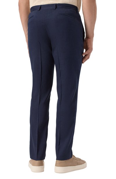 Брюки изо льна и шерсти CORNELIANI, арт. 254513-2518468, фото 4