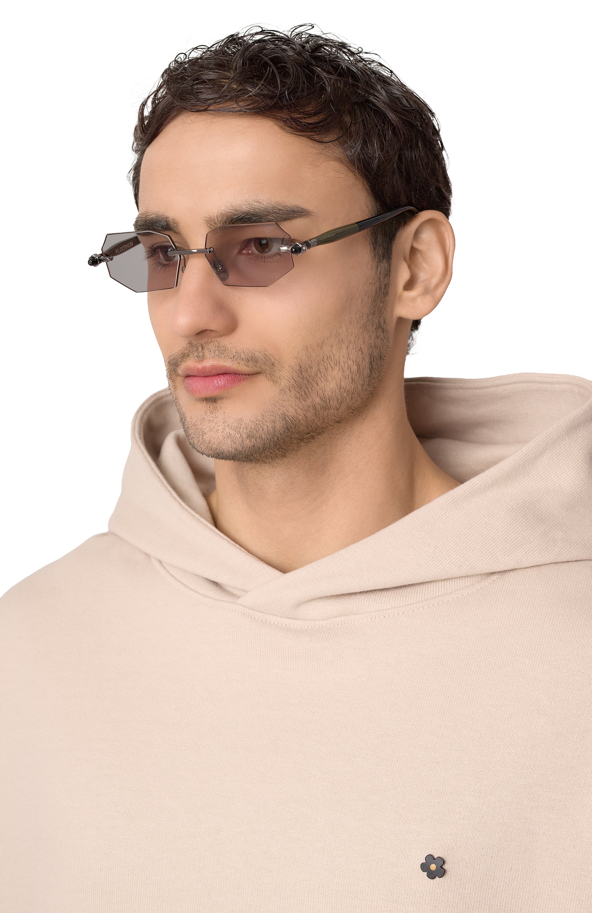 Солнцезащитные очки KUB0RAUM серого цвета по цене 95050 руб., арт. P63 GM GB GREY1, фото 2 Солнцезащитные очки KUB0RAUM, арт. P63 GM GB GREY1, фото 2