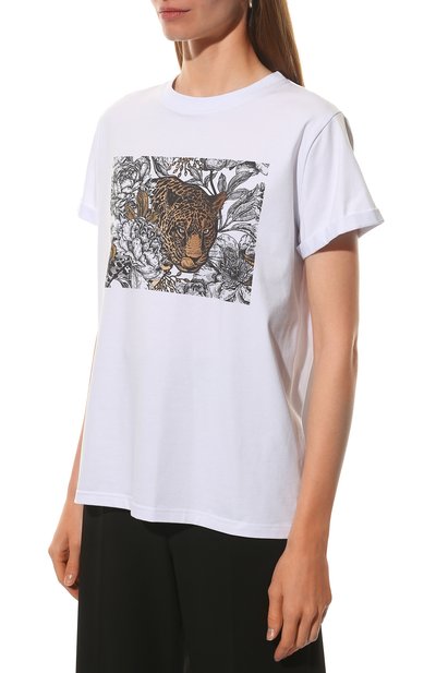 Хлопковая футболка SEVEN LAB, арт. T-Leo white, фото 3