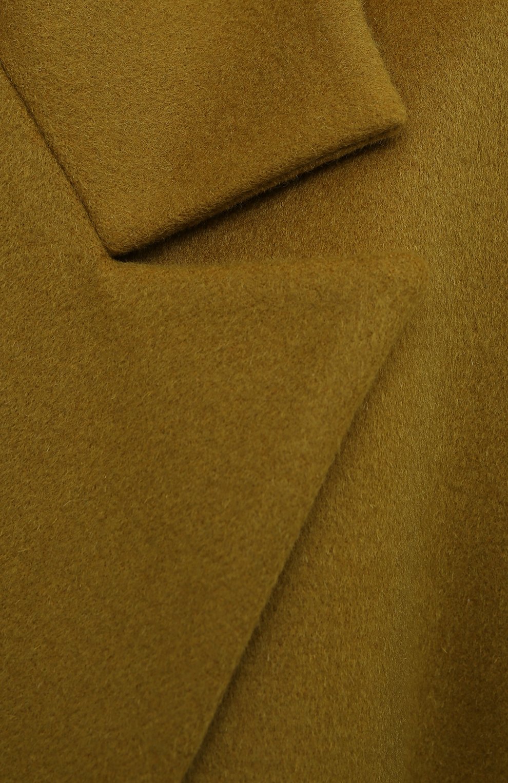 Пальто из шерсти и вискозы LESYANEBO оливкового цвета по цене 68000 руб., арт. FW20/H-405-5, фото 5 Пальто из шерсти и вискозы LESYANEBO, арт. FW20/H-405-5, фото 5