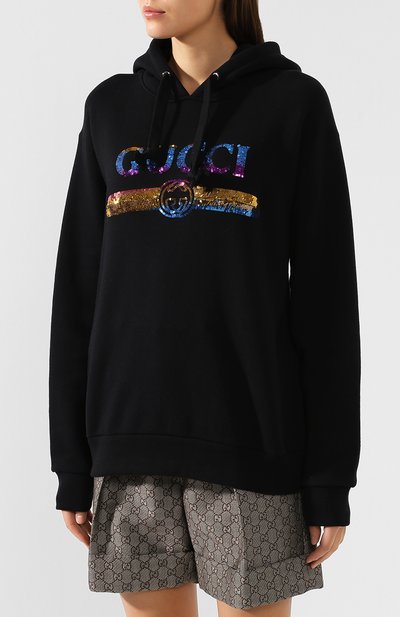 Хлопковое худи GUCCI, арт. 469251/XJASC, фото 3