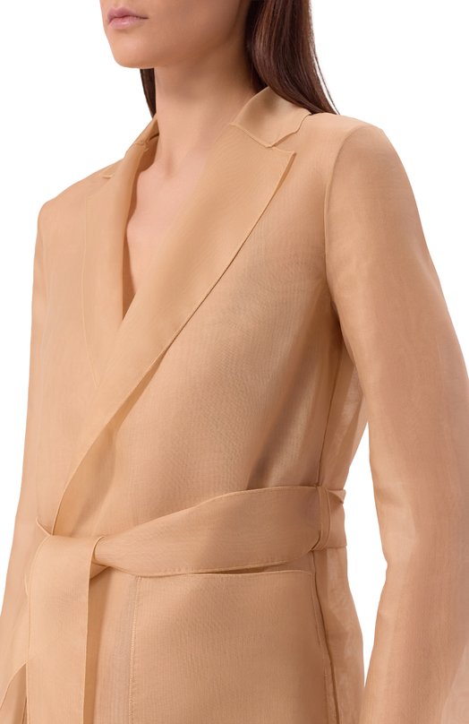 Шелковый жакет Antonelli Firenze L3887Q/256 Бежевый  L3887Q/256 Фото 5