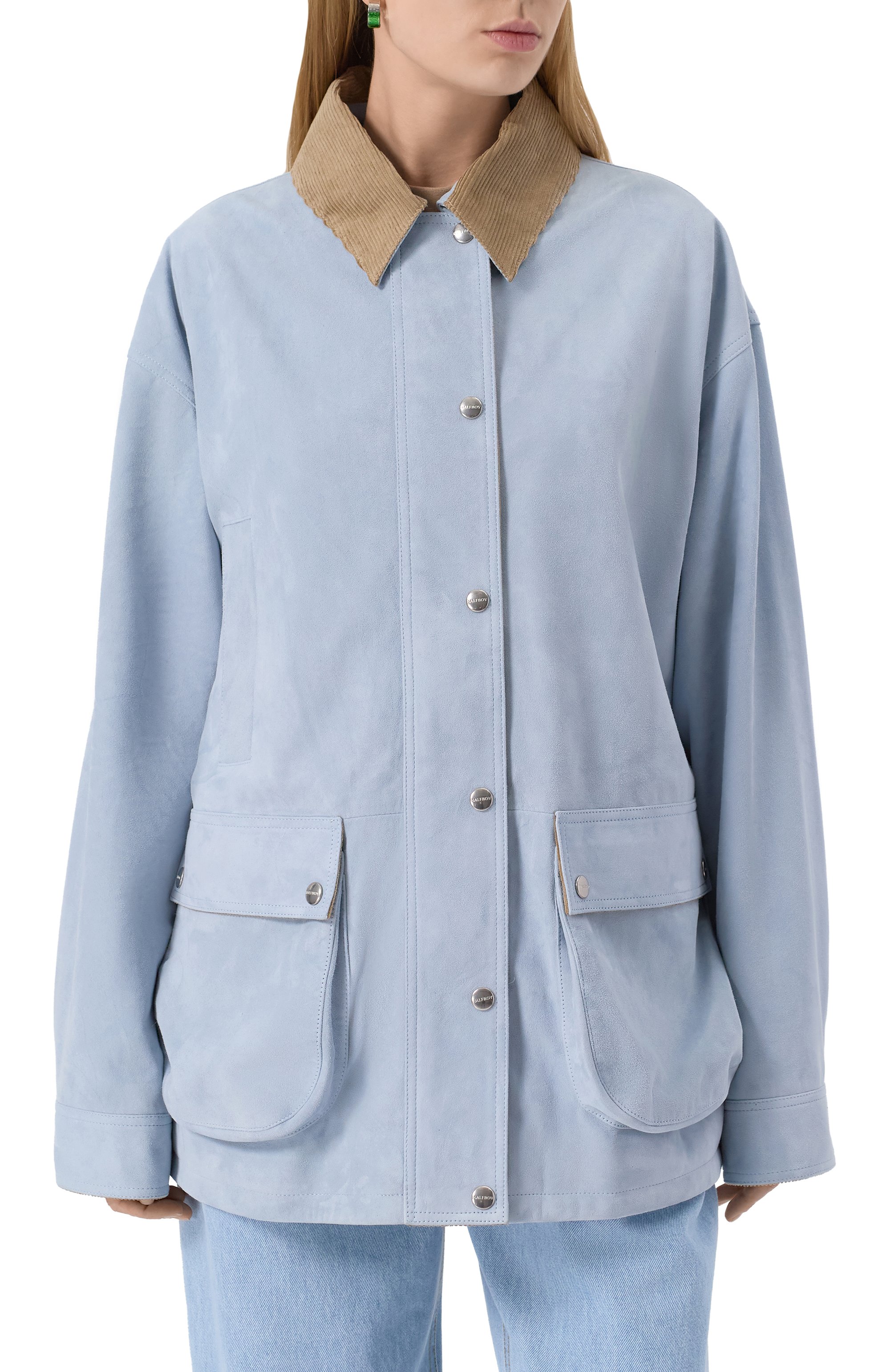 Замшевая куртка HALFBOY, арт. HS251WL017, фото 3